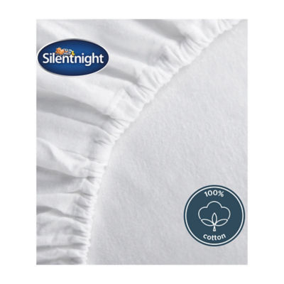 White Brushed Cotton Fitted Sheet - King thumbnail 4