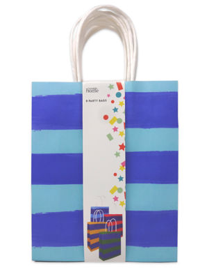 Treat Bags Blue Stripe thumbnail 2