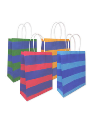 Treat Bags Blue Stripe thumbnail 3