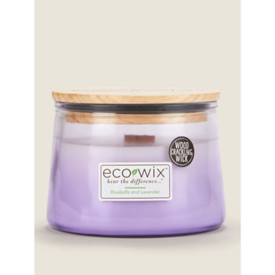 Ombre Bluebells and Lavender Large Jar Candle thumbnail 2