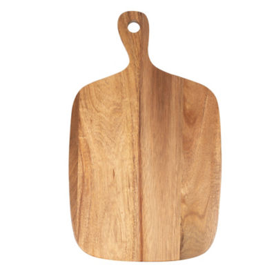 Natural Acacia Serving Platter With Handle thumbnail 3