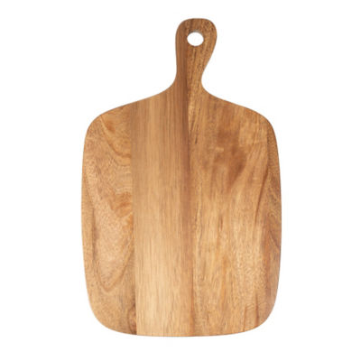 Natural Acacia Serving Platter With Handle thumbnail 4
