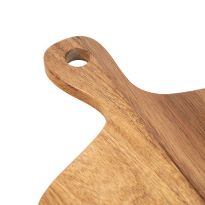 Natural Acacia Serving Platter With Handle thumbnail 5
