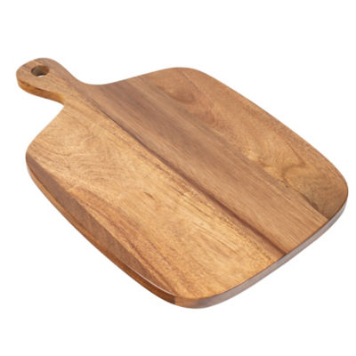 Natural Acacia Serving Platter With Handle thumbnail 6