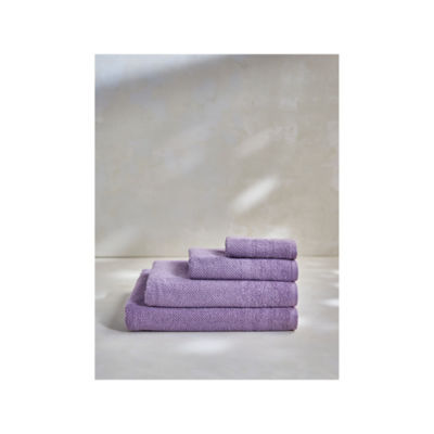 Lilac Popcorn Textured Face Cloth thumbnail 4