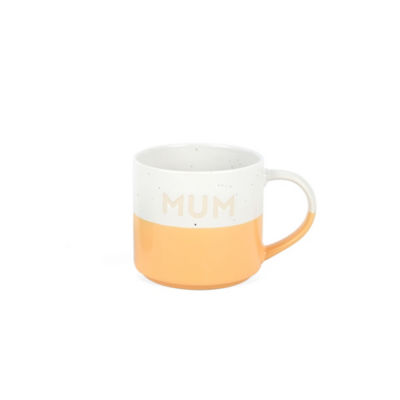 Yellow & White Reactive Glaze 'Mum' Mug thumbnail 2