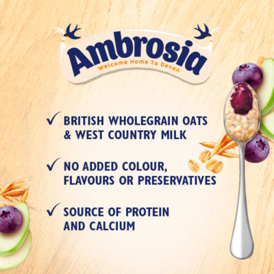 Ready to Eat Porridge Oat Cereal Pot Apple & Blueberry Layer 210g thumbnail 4