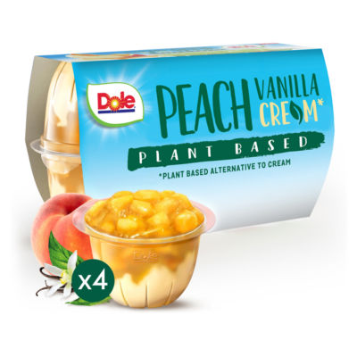 Peach Vanilla Cream 4 x 123g (492g)