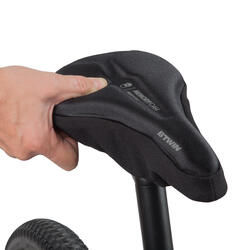 Memory Foam Bike Saddle Cover Size M - Black thumbnail 2