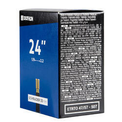 Schrader Valve Bike Inner Tube (24" x 1.9 to 2.2)