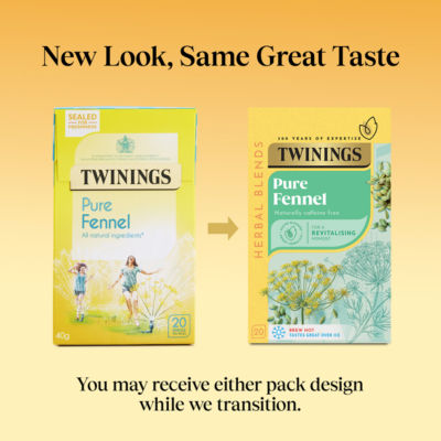 Pure Fennel 20 Tea Bags 40g thumbnail 3