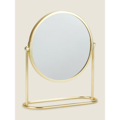 Brushed Brass Bathroom Mirror thumbnail 2