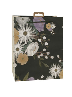Green Floral Medium Bag