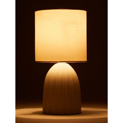 Cream Mini Scallop Table Lamp thumbnail 3