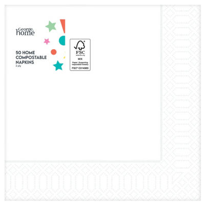 White Napkins 50pk