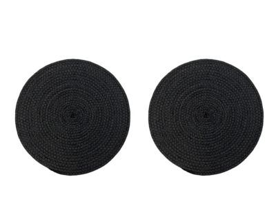 Black Round Paper Placemats thumbnail 2