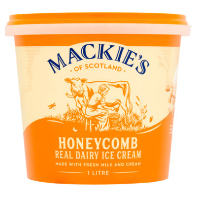 Mackie's Honeycomb Real Dairy Ice Cream