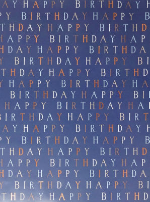 Navy Text Rollwrap thumbnail 3