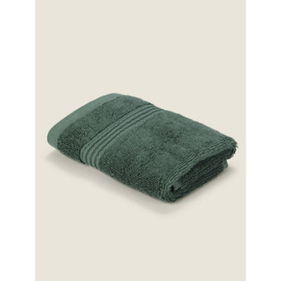 Dark Green Egyptian Cotton Face Cloth