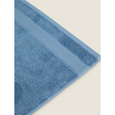 Denim Egyptian Cotton Face Cloth thumbnail 3