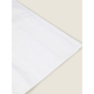 White Egyptian Cotton Face Cloth thumbnail 3