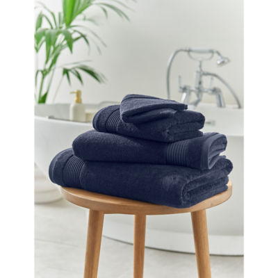 Navy Egyptian Cotton Face Cloth