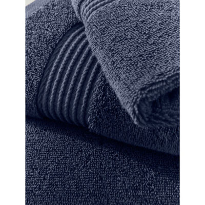 Navy Egyptian Cotton Face Cloth thumbnail 3