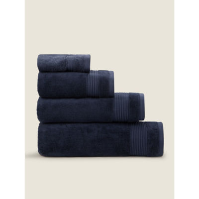 Navy Egyptian Cotton Face Cloth thumbnail 4
