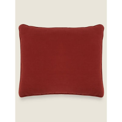 Navy Piped Edge Moon Cushion thumbnail 4