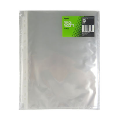 A4 Punch Pockets - 50 Pack thumbnail 2