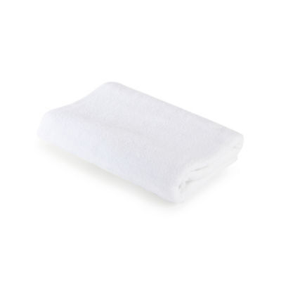 Medium White Bath Towel thumbnail 2