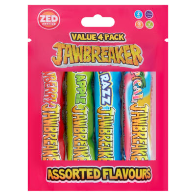 4 Pack Jawbreakers Assorted Flavours 132g thumbnail 2
