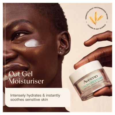 Face CALM & RESTORE Oat Gel Face Cream Moisturiser 50ml thumbnail 3