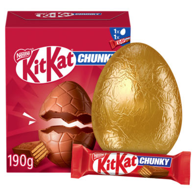 Chunky Milk Chocolate Large Easter Egg 190g thumbnail 2