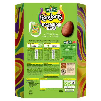 Randoms Milk Chocolate Incredible Easter Egg 380g thumbnail 3