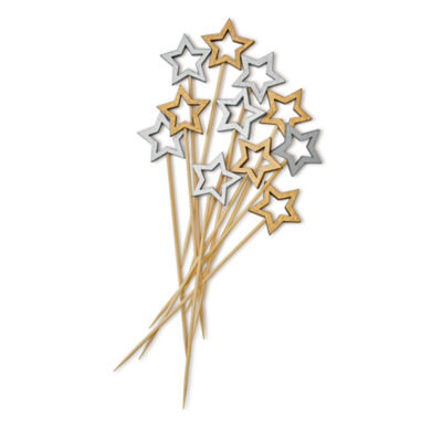 Star Wooden Cocktail Sticks