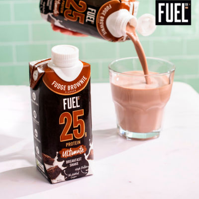 Fudge Brownie 25g High Protein Breakfast Shake Drink 330ml thumbnail 4