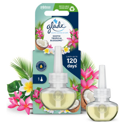 Electric Scented Oil Plug In Refill Tropical Blossoms 20ml thumbnail 2