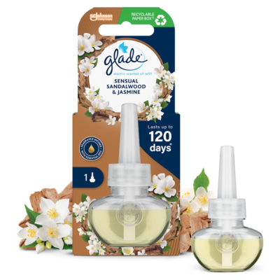 Electric Scented Oil Plug In Refill Sandalwood & Jasmine 20ml thumbnail 2