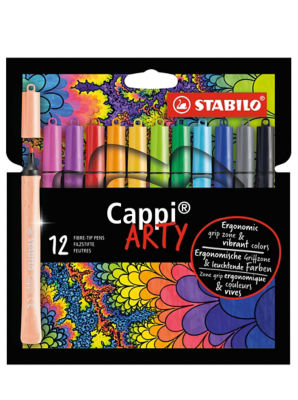 Cappi ARTY fibre-tips - Assorted 12pk thumbnail 2