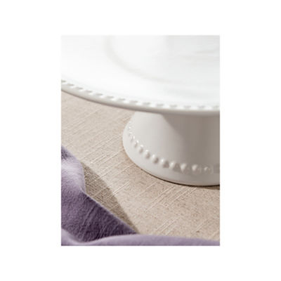 White Beaded Cake Stand thumbnail 3