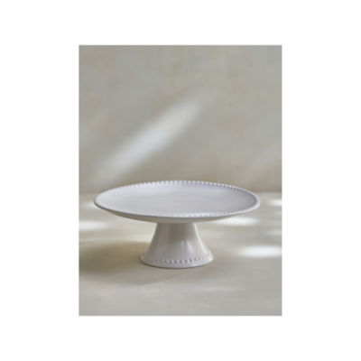 White Beaded Cake Stand thumbnail 4