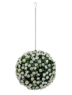 White Rose Ball 28cm