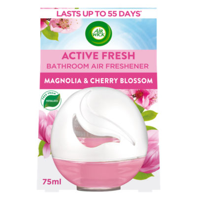 Magnolia & Cherry Blossom Active Fresh Long Lasting Bathroom Air Freshener 75ml thumbnail 2
