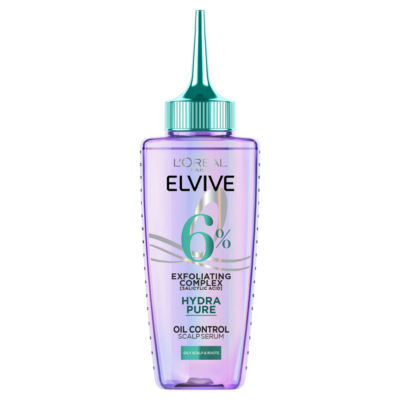 L'Oreal Elvive Hydra Pure Exfoliating Pre-Shampoo Scalp Serum for Oily Scalp & Roots 102ml