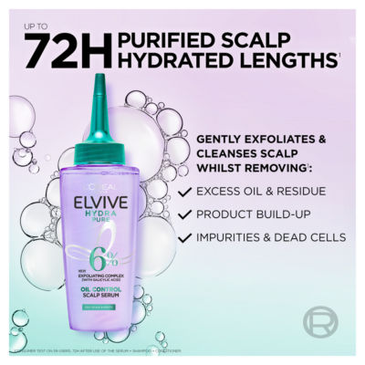 L’Oréal Paris Elvive Hydra Pure Exfoliating Pre-Shampoo Scalp Serum for Oily Scalp & Roots 102ml thumbnail 3
