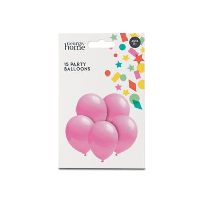 Pink Party Balloons 15pk