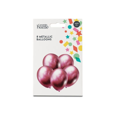 Pink Metallic Balloons