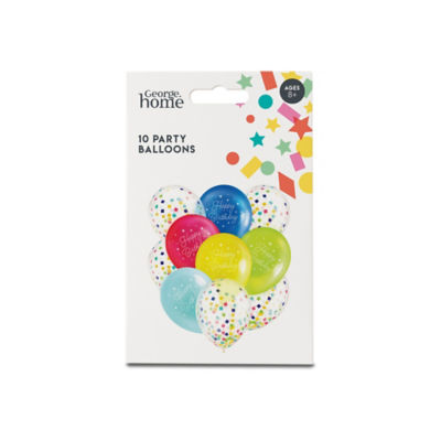 Happy Birthday Confetti Balloons