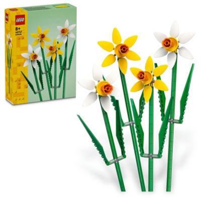 Botanicals Daffodils Artificial Faux Flowers Set 40747 thumbnail 2